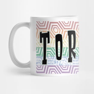 LGBTQ PATTERN CANADA TORONTO Mug